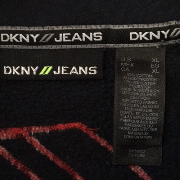 DKNY zip-up sweatshirt! - Picture 2 of 4